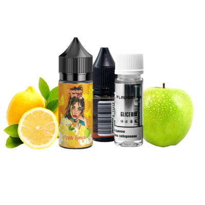 Набір для самозамішування Flavorlab Lady Apple lemon (Яблуко лимон, 50 мг, 30 мл)
