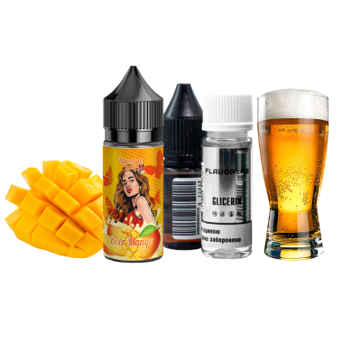 Набір для самозамішування Flavorlab Lady Beer mango (Пиво манго, 50 мг, 30 мл)