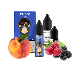 Набір для самозамішування Flavorlab FL350 mini Blue Raspberry Peach (Блакитна малина персик, 50 мг, 15 мл)