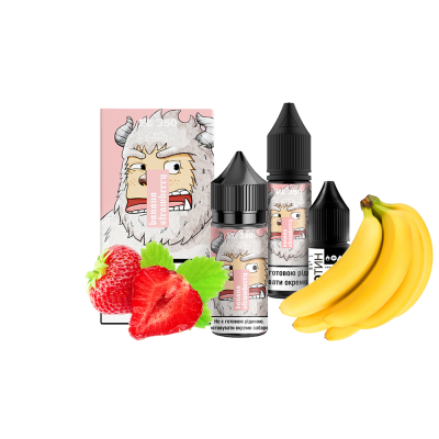 Набор для самозамеса Flavorlab FL350 Banana strawberry (Банан клубника, 50 мг, 30 мл)