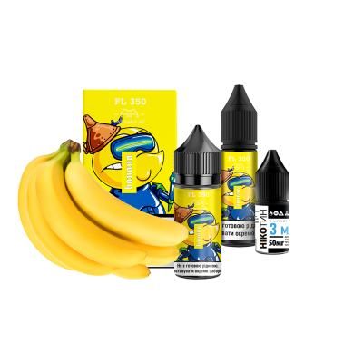Набор для самозамеса Flavorlab FL350 Banana (Банан, 50 мг, 30 мл)