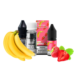 Набір для самозамішування Flavorlab Р1 Банан полуниця (50 мг, 10 мл)