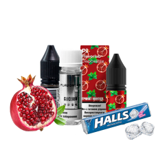 Набір для самозамішування Flavorlab Р1 Гранат Ментол (50 мг, 10 мл)