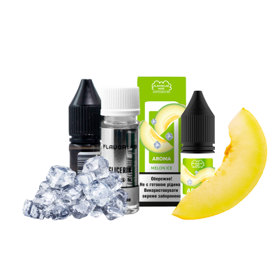 Набір для самозамішування Flavorlab Puff Melon ice (Диня Лід, 50 мг, 10 мл)