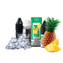 Набір для самозамішування Flavorlab Puff Pineapple ice (Ананас Лід, 50 мг, 10 мл)