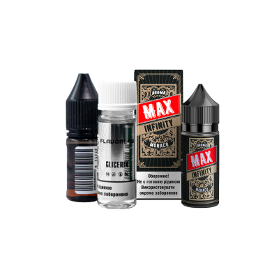 Набір для самозамішування Flavorlab Infinity MAX Monaco (Тютюн Горіх, 50 мг, 30 мл)