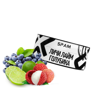Табак Spam Личи Лайм Голубика (100 г)