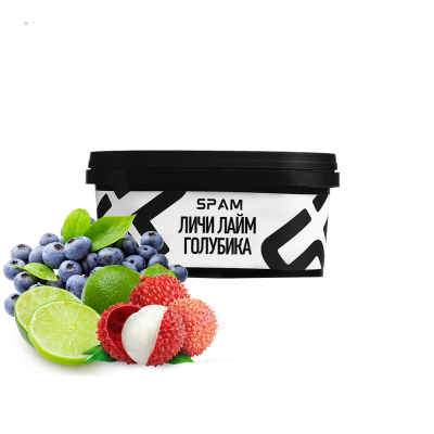 Табак Spam Личи Лайм Голубика (200 г)