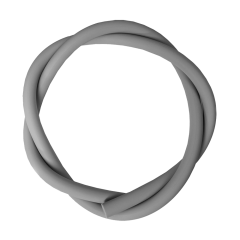 Силіконовий шланг для кальяну Soft Touch Grey (Сірий) Силіконовий шланг для кальяну Soft Touch Grey (Сірий)