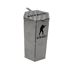 Ковпак для кальяну Appach CS GO Silver (Металік) Ковпак для кальяну Appach CS GO Silver (Металік)