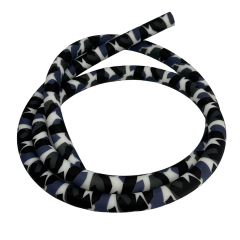 Силіконовий шланг для кальяну AMY Camouflage Gray (Сірий)