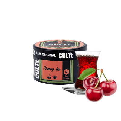 Тютюн CULTt Medium M80 Cherry Tea (Вишневий Чай, 100 г)