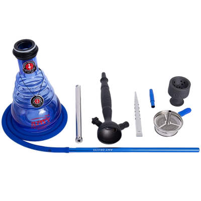 Кальян Amy Deluxe 690 clear (прозорий, повний комплект)