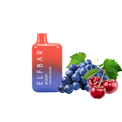Elf Bar BС5000 Sakura grape (Вишня Виноград) Одноразовый POD Elf Bar BС5000 Sakura grape (Вишня Виноград) Одноразовый POD