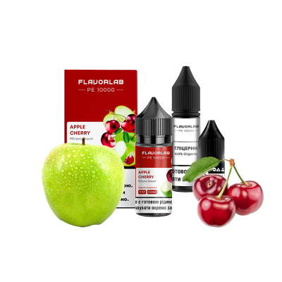 Набор для самозамеса Flavorlab PE 10000 Apple Cherry (Яблоко вишня, 50 мг, 30 мл)