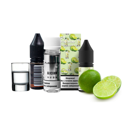 Набір для самозамішування Flavorlab Р1 Горілка Лайм (50 мг, 10 мл)
