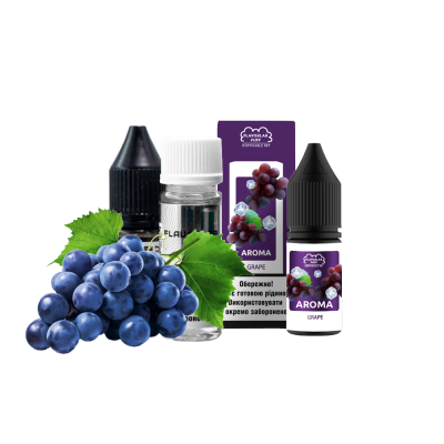 Набір для самозамішування Flavorlab Puff Grape (Виноград, 50 мг, 10 мл)