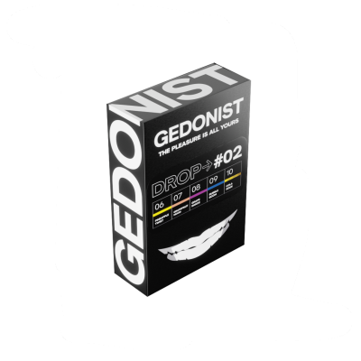 Набір з 5 смаків тютюну Gedonist Drop 2 по 25 г Набір з 5 смаків тютюну Gedonist Drop 2 по 25 г