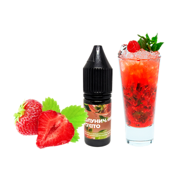 Жидкость 420 Liquid Клубничный Мохито (50 мг, 10 мл)