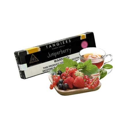 Табак Tangiers Noir №141 Juniperberry (Джуниперберри, 100 г) Чёрная упаковка