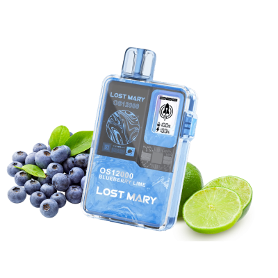 Lost Mary OS12000 Blueberry Lime (Чорниця Лайм) Одноразовий POD Lost Mary OS12000 Blueberry Lime (Чорниця Лайм) Одноразовий POD