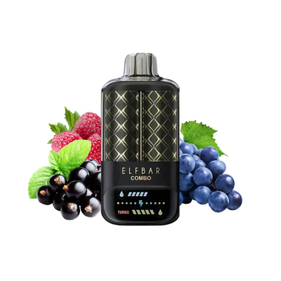 Elf Bar 25000 Combo Blackcurrant Raspberry & Grape (Чорна Смородина Малина Виноград) Одноразовий POD