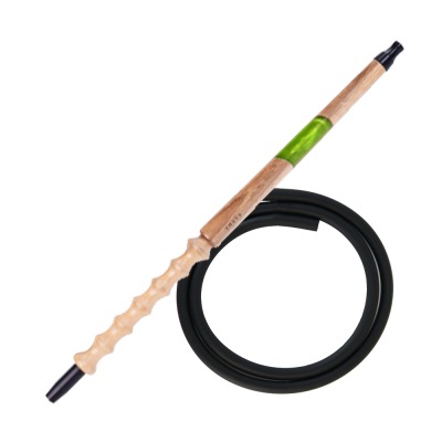 Мундштук для кальяну з дерева Karma Hookah Walnut Green + шланг Soft Touch (Зелений) Мундштук для кальяну з дерева Karma Hookah Walnut Green + шланг Soft Touch (Зелений)
