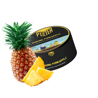 Кальянна чайна суміш Pixtea Daring Pineapple (Дарінг Пайнепл, 100 г)