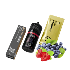 Набор для самозамеса Chaser Black Strawberry Blueberry Ultra (Клубника Черника, 65 мг, 30 мл) Набор для самозамеса Chaser Black Strawberry Blueberry Ultra (Клубника Черника, 65 мг, 30 мл)