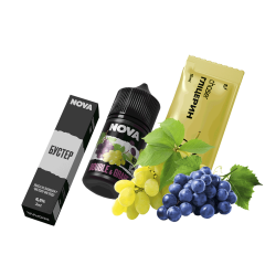 Набір для самозамішування Chaser Nova Double&Grape (Дабл Грейп, 65 мг, 30 мл) Набір для самозамішування Chaser Nova Double&Grape (Дабл Грейп, 65 мг, 30 мл)