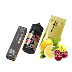 Набір для самозамішування Chaser Lux Cherry Lemon (Вишня Лимон, 65 мг, 30 мл) Набір для самозамішування Chaser Lux Cherry Lemon (Вишня Лимон, 65 мг, 30 мл)