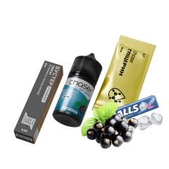 Набір для самозамішування Chaser Blackcurrant Menthol Ultra (Смородина Ментол, 65 мг, 30 мл) Набір для самозамішування Chaser Blackcurrant Menthol Ultra (Смородина Ментол, 65 мг, 30 мл)