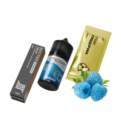 Набір для самозамішування Chaser Blue Raspberry Ultra (Блакитна Малина, 65 мг, 30 мл) Набір для самозамішування Chaser Blue Raspberry Ultra (Блакитна Малина, 65 мг, 30 мл)