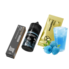 Набір для самозамішування Chaser Mix Blue Raspberry Lemonade Ultra (Синя Малина Лимонад, 65 мг, 30 мл) Набір для самозамішування Chaser Mix Blue Raspberry Lemonade Ultra (Синя Малина Лимонад, 65 мг, 30 мл)