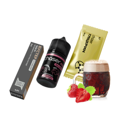 Набір для самозамішування Chaser Mix Strawberry Kvas Ultra (Полуниця Квас, 65 мг, 30 мл) Набір для самозамішування Chaser Mix Strawberry Kvas Ultra (Полуниця Квас, 65 мг, 30 мл)