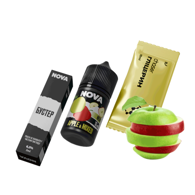 Набір для самозамішування Chaser Nova Apple&Mixed (Мікс Яблук, 65 мг, 30 мл)