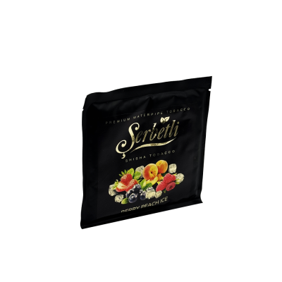 Тютюн Serbetli Berry Peach Ice (Ягоди Персик Лід, 100 г)