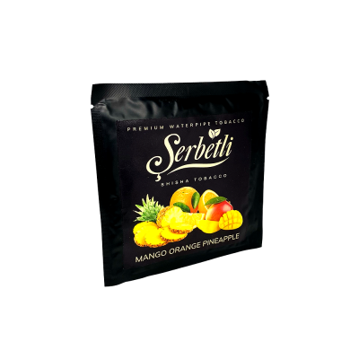 Тютюн Serbetli Mango Orange Pineapple (Манго Апельсин Ананас, 100 г)