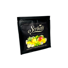 Тютюн Serbetli Mango Pineapple Mint Ice (Манго Ананас М'ята Лід, 100 г)