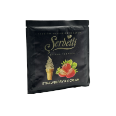 Тютюн Serbetli Strawberry Ice Cream (Полуничне Морозиво, 100 г)
