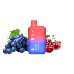 Elf Bar ВС4000 Sakura Grape (Вишня Виноград) Одноразовий POD Elf Bar ВС4000 Sakura Grape (Вишня Виноград) Одноразовий POD