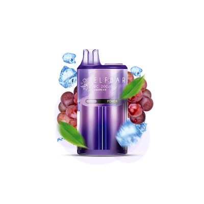 Elf Bar BC20000 Grape Ice (Виноград Лід) Одноразовий POD