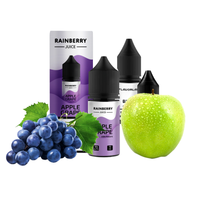 Набор для самозамеса Flavorlab Rainberry Juice Apple Grape (Яблоко Виноград, 65 мг, 30 мл)