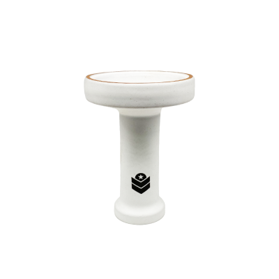 Глиняная чаша 2x2Hookah Royal Flat White (Белый) Глиняная чаша 2x2Hookah Royal Flat White (Белый)