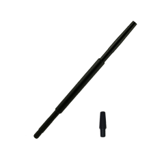 Мундштук для кальяна из алюминия Amy Kaya Black (Чёрный, с коннектором)