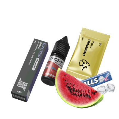 Набор для самозамеса Chaser Watermelon Menthol Balance (Арбуз Ментол, 65 мг, 10 мл)