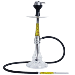 Кальян Garden Yellow 6156 (Жовтий, повний комплект)