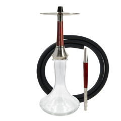 Кальян Totem Hookah Monolit Ultra Wood Cherry (червоний, повний комплект)