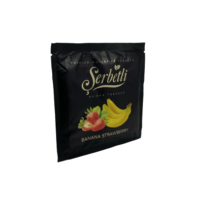 Табак Serbetli Banana Strawberry (Банан Клубника, 100 г)