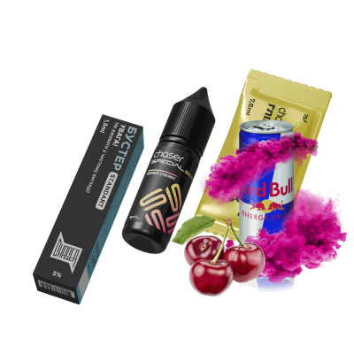 Набір для самозамішування Chaser Special Berry Energy Cherry (Вишня Енергетик, 50 мг, 15 мл)